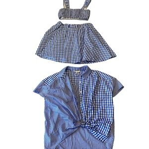 Copper Key Gingham Set